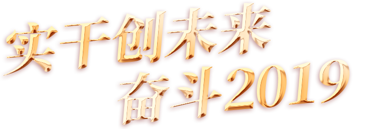實干創未來 奮斗2019